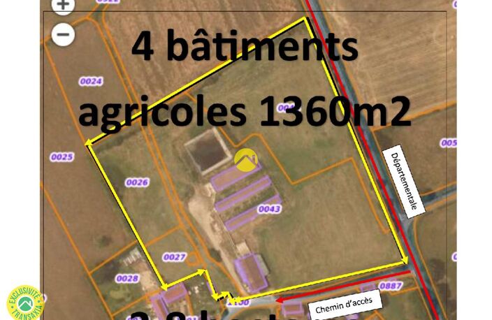 Bâtiments 1360m2  à côté de D1 — photo 3