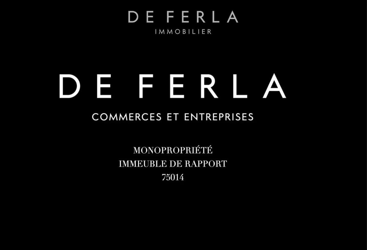De Ferla Entreprise : Immeuble en R+4 en Monopropriété - 3,5% de rentabilité — photo 1