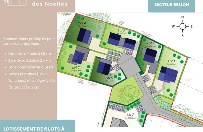 Terrain viabilisé  411 m² Lot 6 — photo 3