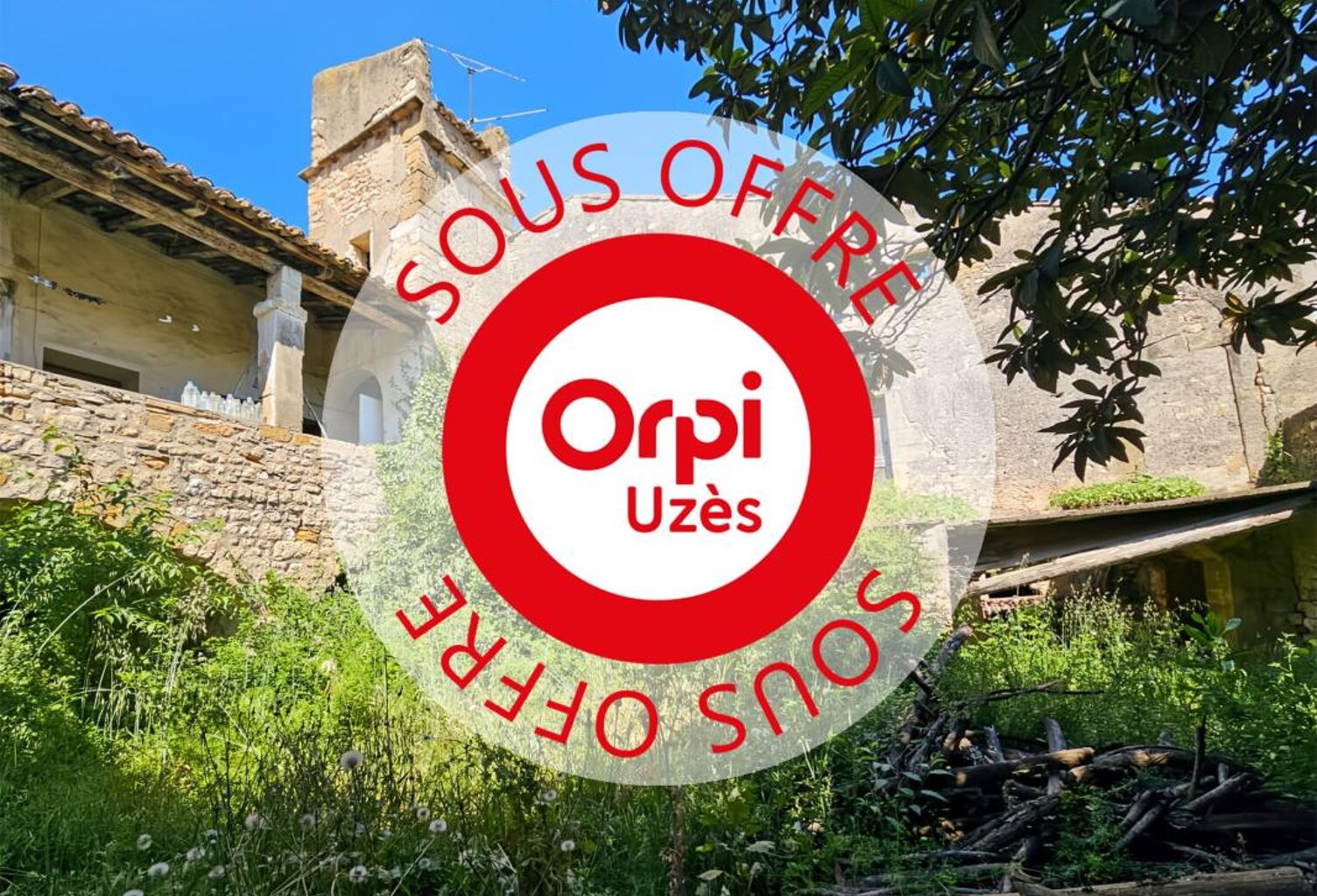 À Vendre proche d'Uzès maison de village à rénover — photo 1