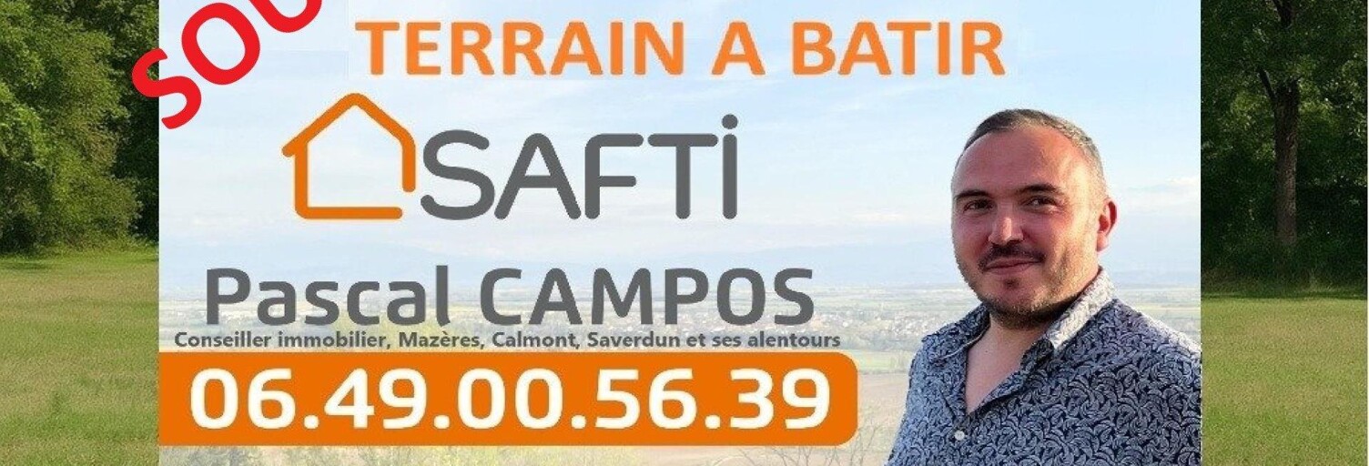 Terrain  424 m² à vendre à Saverdun (09700)