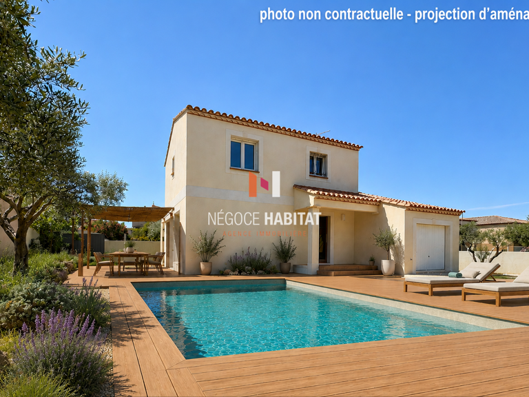 Villa T5 avec garage à vendre - Caveirac, terrain de 800 m2 — photo 1