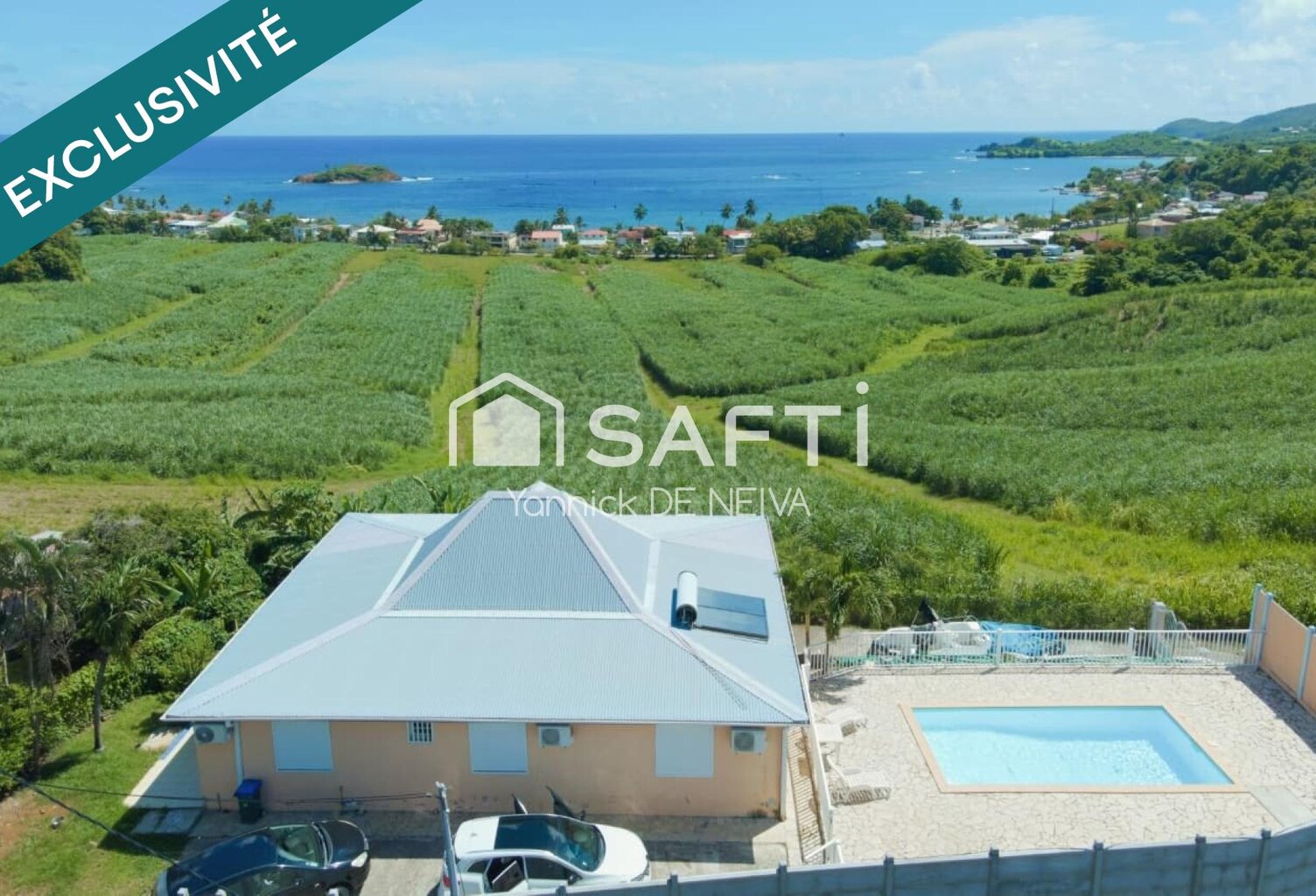 Villa T4 avec piscine et vue mer exceptionnelle — photo 1