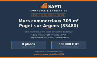 Commerce 16 Pièces 309 m² à vendre à Puget-sur-Argens (83480)