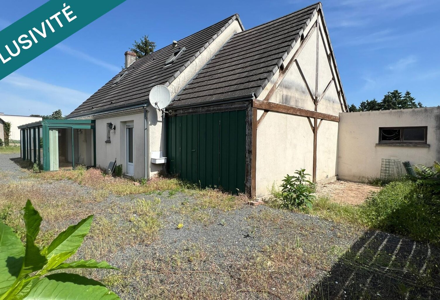 Gros potentiel et bon emplacement pour cette maison avec vie de plain-pied possible + étage à finir d'aménager + volumes en + — photo 1
