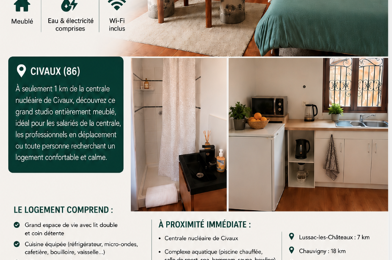 Appartement 1 pièces 650 €