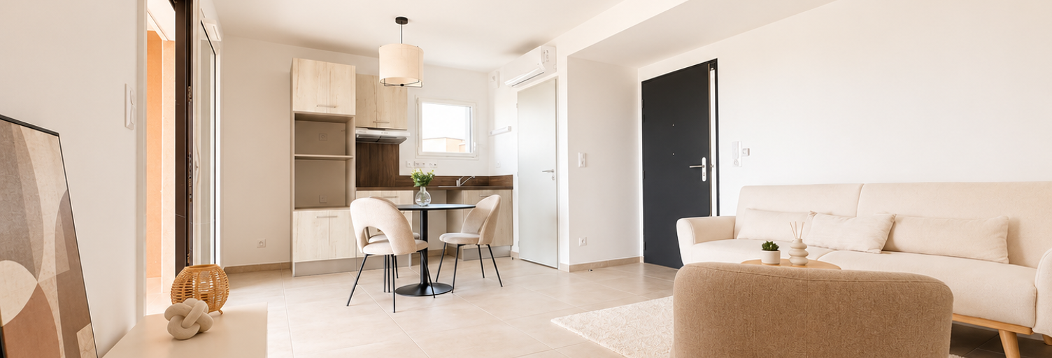 Appartement 2 Pièces 42 m² à vendre à Sérignan (34410)
