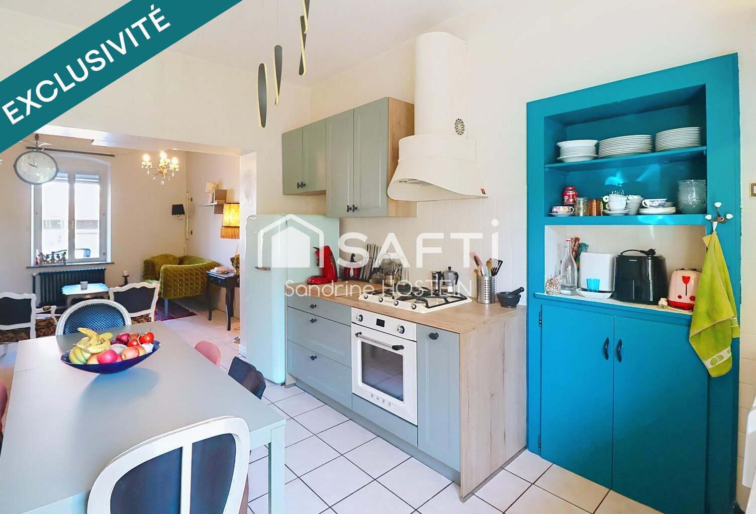 Maison mitoyenne avec 4 chambres, jardin et garage! — photo 1