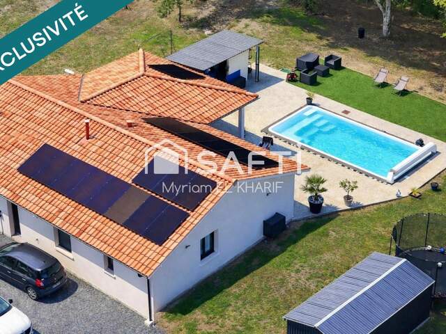 Contemporaine avec piscine  Cadre privilégié — photo du bien