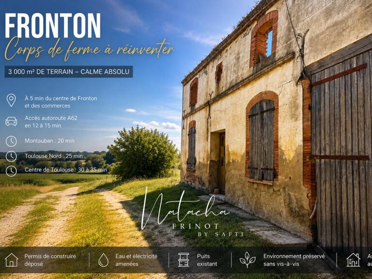 FRONTON  ANCIEN CORPS DE FERME À RÉINVENTER SUR ENVIRON 3 000 M² — photo 1
