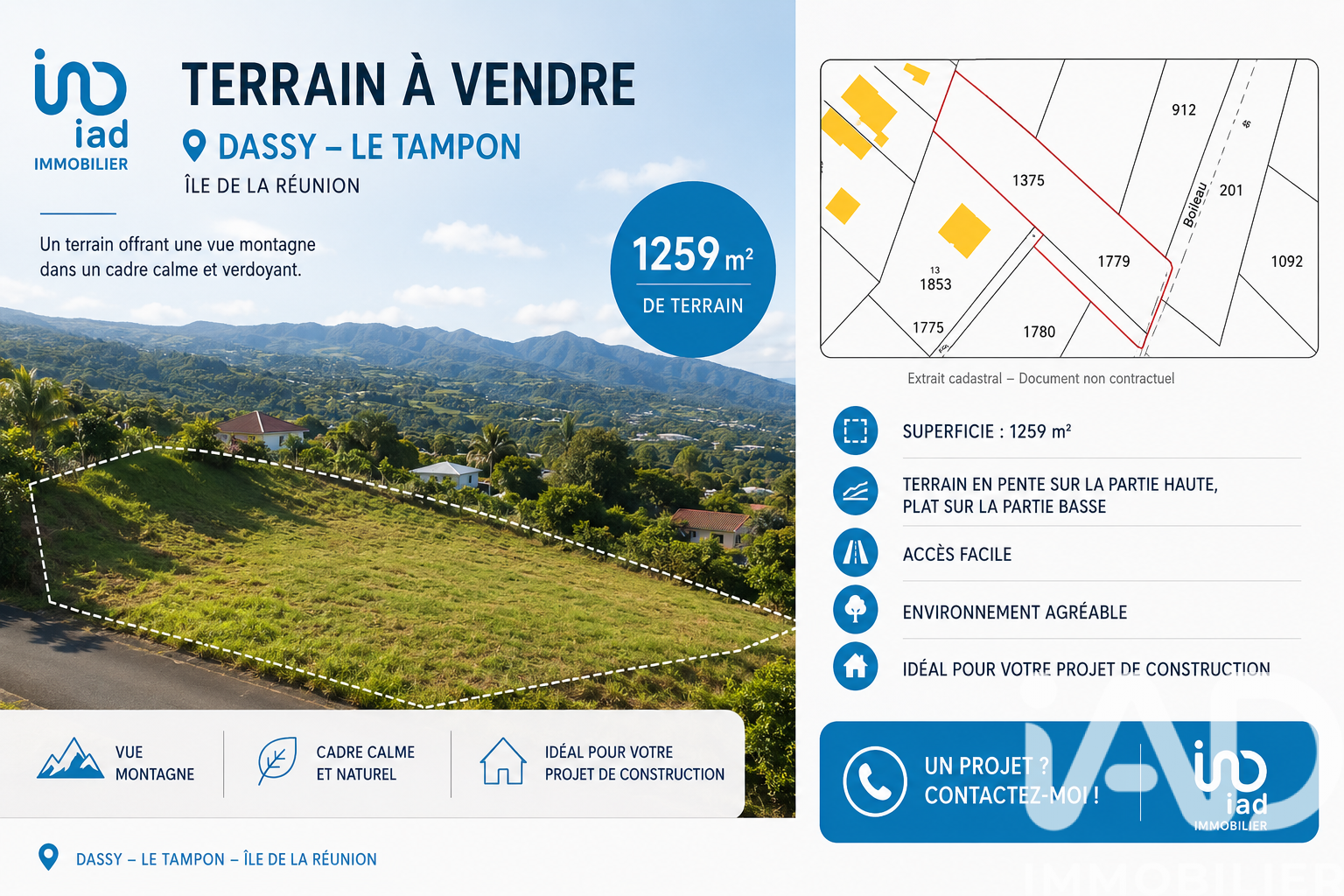 Le-Tampon - 1259m²