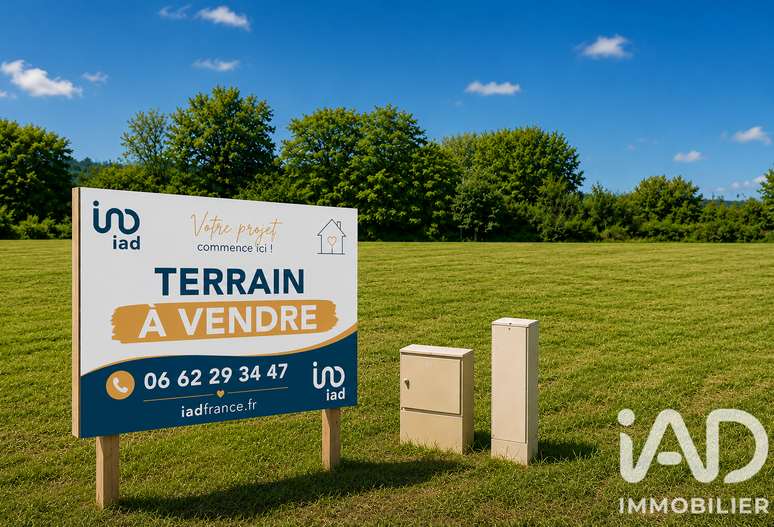 Vente Terrain à bâtir 1 750 m&sup2; — photo 1