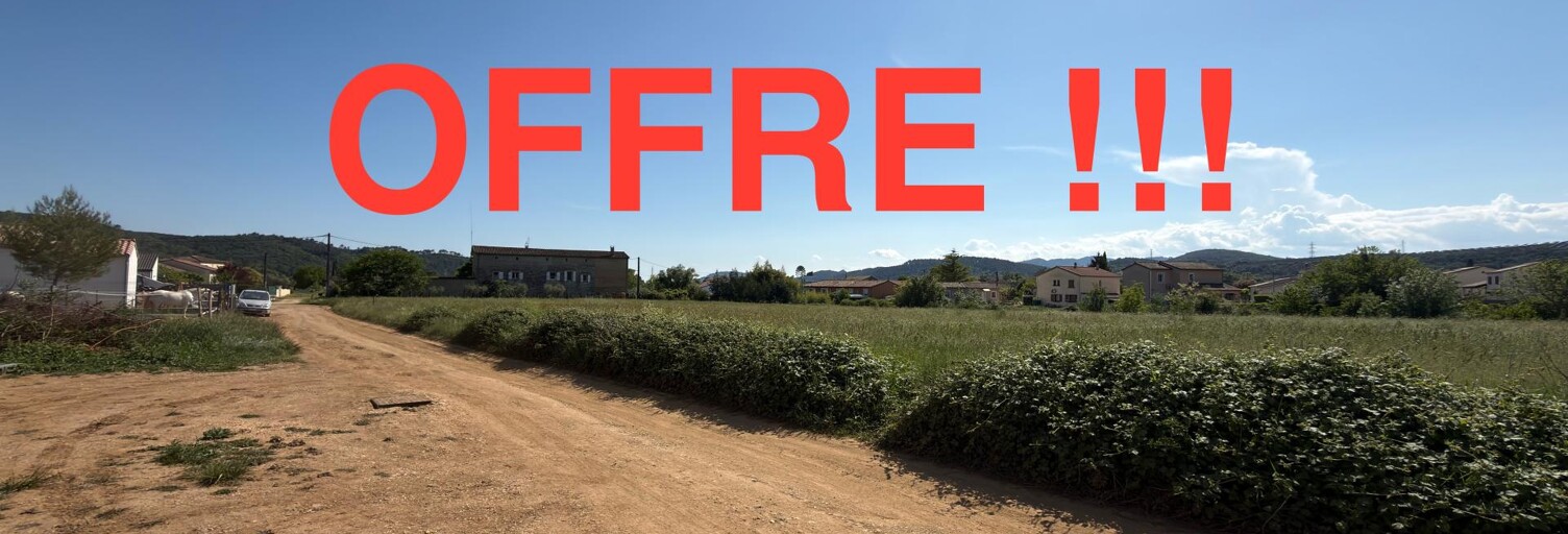 Terrain  2737 m² à vendre à Saint-Julien-les-Rosiers (30340)