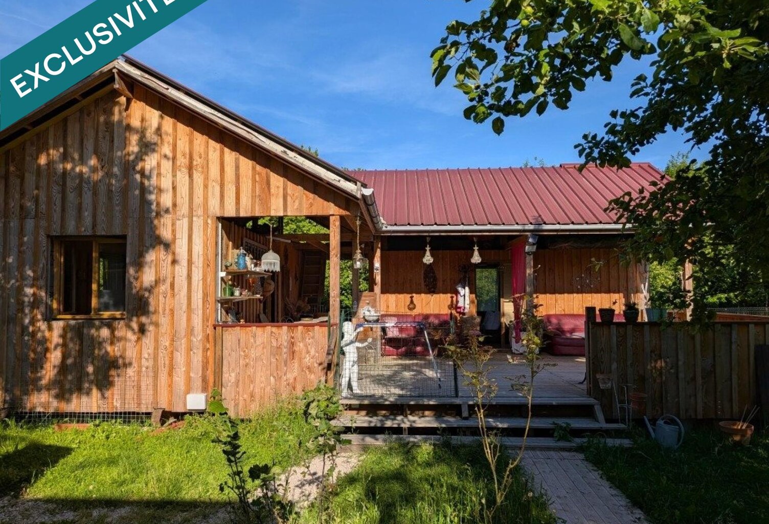 Maison rénovée de plain-pied  79 m² + 2 gîtes- calme et verdoyant à Châtelay (Jura) à 15 min de DOLE — photo 1