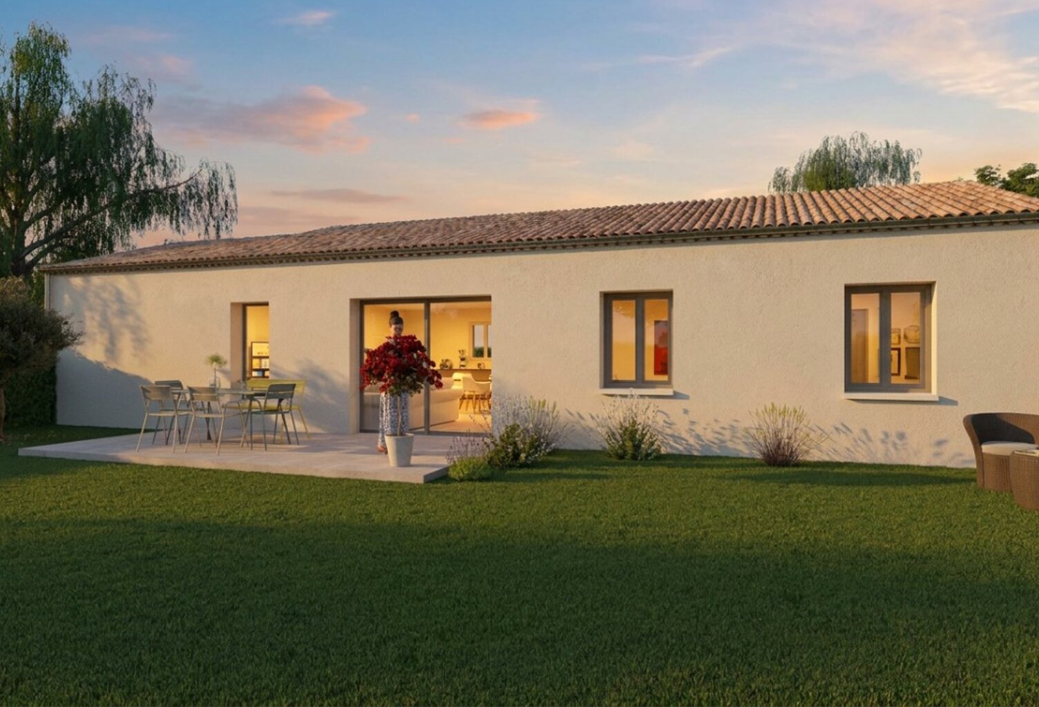 À vendre : Piolenc, dans le Vaucluse, Maison de Plain-Pied + Garage 3 chambres — photo 1