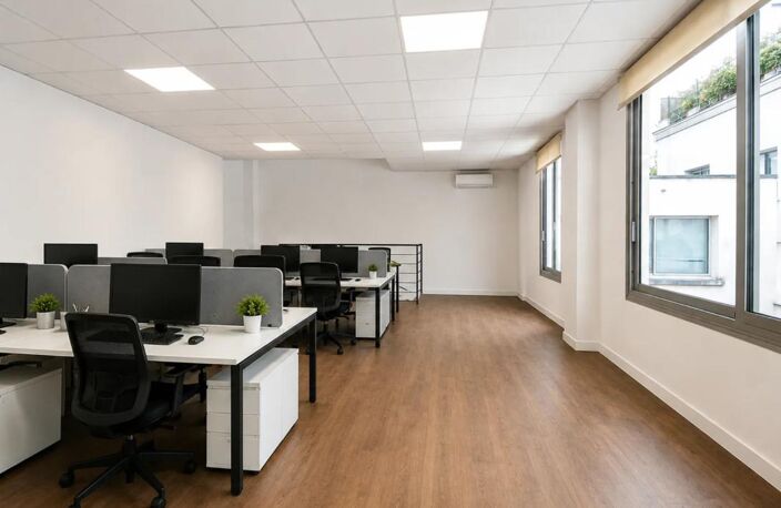 Exclusivité Corpimmo. Surface de 105 m² utile sur cour, climatisée, à louer à 150m du métro et Place Marcel Sembat — photo 3
