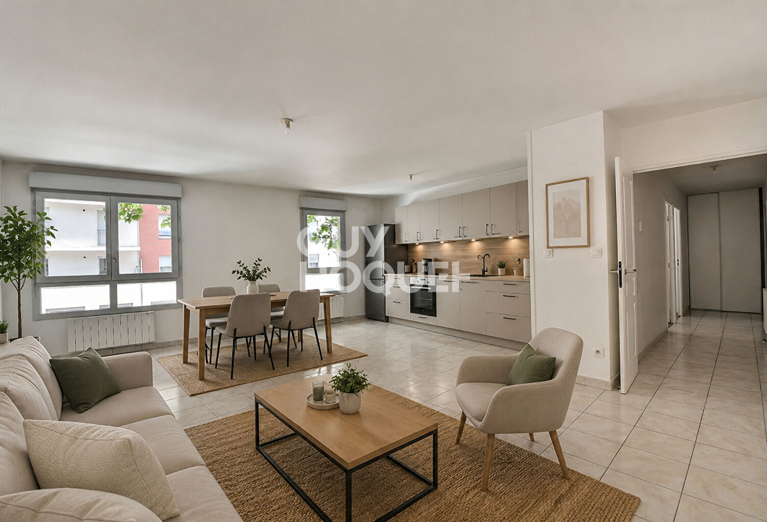 Proximité Sans Souci Monplaisir, appartement T3 de 68 m² avec parking, Lyon 8ème (69008) — photo 1