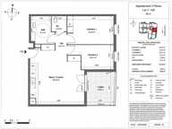 APPARTEMENT NEUF TYPE 3 AVEC LOGGIA ET PARKING PRIVATIF EN SOUS-SOL -- NORME PMR -- NORME RT2012 -- TVA RÉDUITE À 5,5% SOUS CONDITIONS D'ÉLIGIBILITÉ (PRIX RÉDUIT À 224 012 €) -- — photo 3