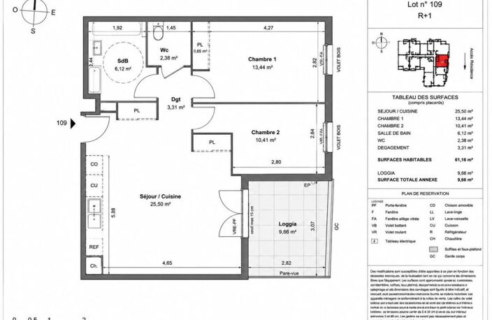 APPARTEMENT NEUF TYPE 3 AVEC LOGGIA ET PARKING PRIVATIF EN SOUS-SOL -- NORME PMR -- NORME RT2012 -- TVA RÉDUITE À 5,5% SOUS CONDITIONS D'ÉLIGIBILITÉ (PRIX RÉDUIT À 224 012 €) -- — photo 3