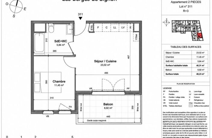 APPARTEMENT NEUF TYPE 2  DERNIER ÉTAGE AVEC TERRASSE SUD - NORMES PMR - RE2020 - DOUBLE PARKING PRIVATIF A BRIGNOLES - TVA RÉDUITE 5,5% SOUS CONDITIONS D'ÉLIGIBILITÉ (PRIX RÉDUIT À 195 087 €) !! — photo 4