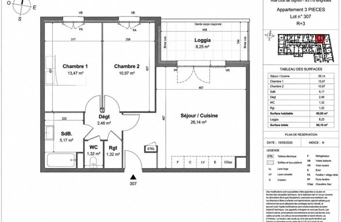 APPARTEMENT NEUF TYPE 3 DERNIER ÉTAGE AVEC TERRASSE - NORMES PMR - RE2020 - DOUBLE PARKING PRIVATIF EN SOUS-SOL À BRIGNOLES - TVA RÉDUITE 5,5% SOUS CONDITIONS D'ÉLIGIBILITÉ (PRIX RÉDUIT À 241 068 €) !! — photo 5