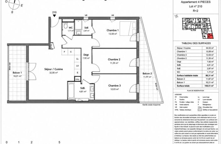 APPARTEMENT NEUF TYPE 4 AVEC DOUBLE BALCONS TRAVERSANT - NORMES PMR - RE2020 - DOUBLE PARKING PRIVATIF EN SOUS-SOL À BRIGNOLES - TVA RÉDUITE 5,5% SOUS CONDITIONS D'ÉLIGIBILITÉ (PRIX RÉDUIT À 326 083 €) !! — photo 5