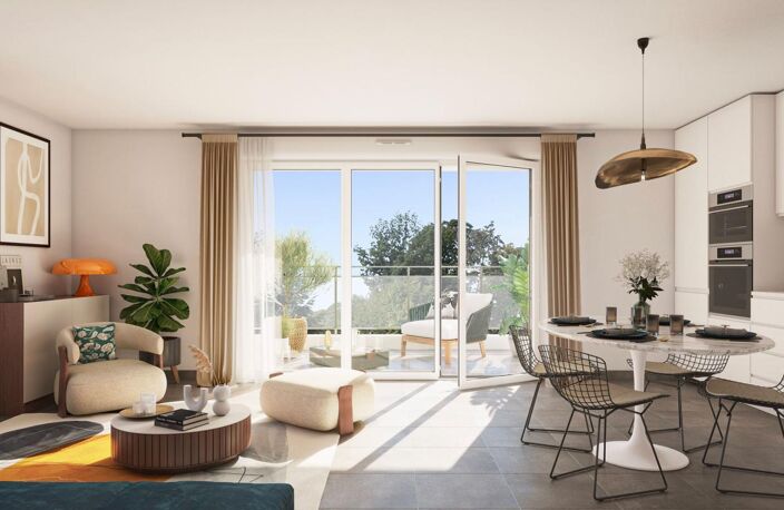 APPARTEMENT NEUF TYPE 3 AVEC TERRASSE - NORMES PMR - RE2020 - DOUBLE PARKING PRIVATIF EN SOUS-SOL À BRIGNOLES - TVA RÉDUITE 5,5% SOUS CONDITIONS D'ÉLIGIBILITÉ (PRIX RÉDUIT À 250 035 €) !! — photo 2