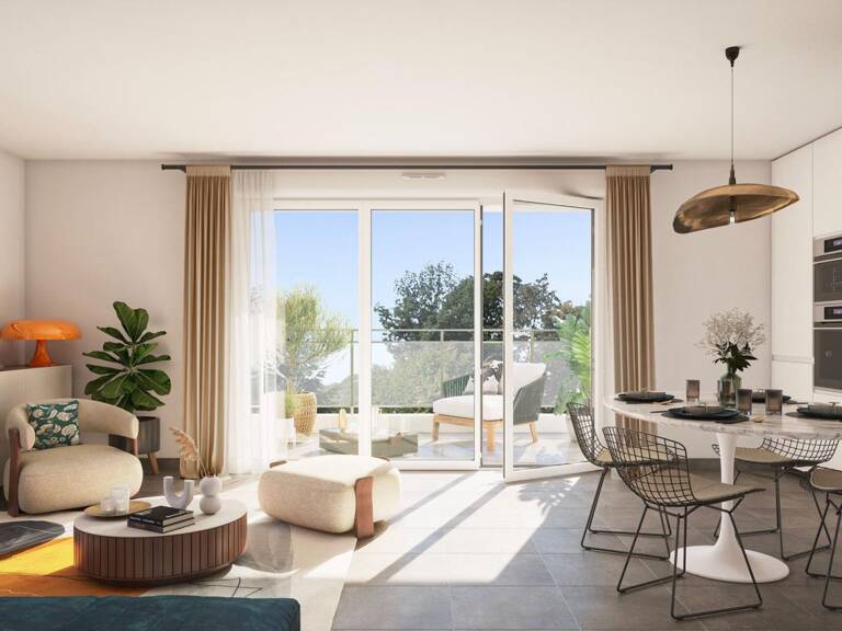 APPARTEMENT NEUF TYPE 2 AVEC TERRASSE - NORMES PMR - RE2020 - PARKING PRIVATIF A BRIGNOLES - TVA RÉDUITE 5,5% SOUS CONDITIONS D'ÉLIGIBILITÉ (PRIX RÉDUIT À 170 031 €) !! — photo 1