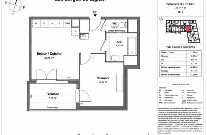 APPARTEMENT NEUF TYPE 2 AVEC TERRASSE - NORMES PMR - RE2020 - PARKING PRIVATIF A BRIGNOLES - TVA RÉDUITE 5,5% SOUS CONDITIONS D'ÉLIGIBILITÉ (PRIX RÉDUIT À 170 031 €) !! — photo 3