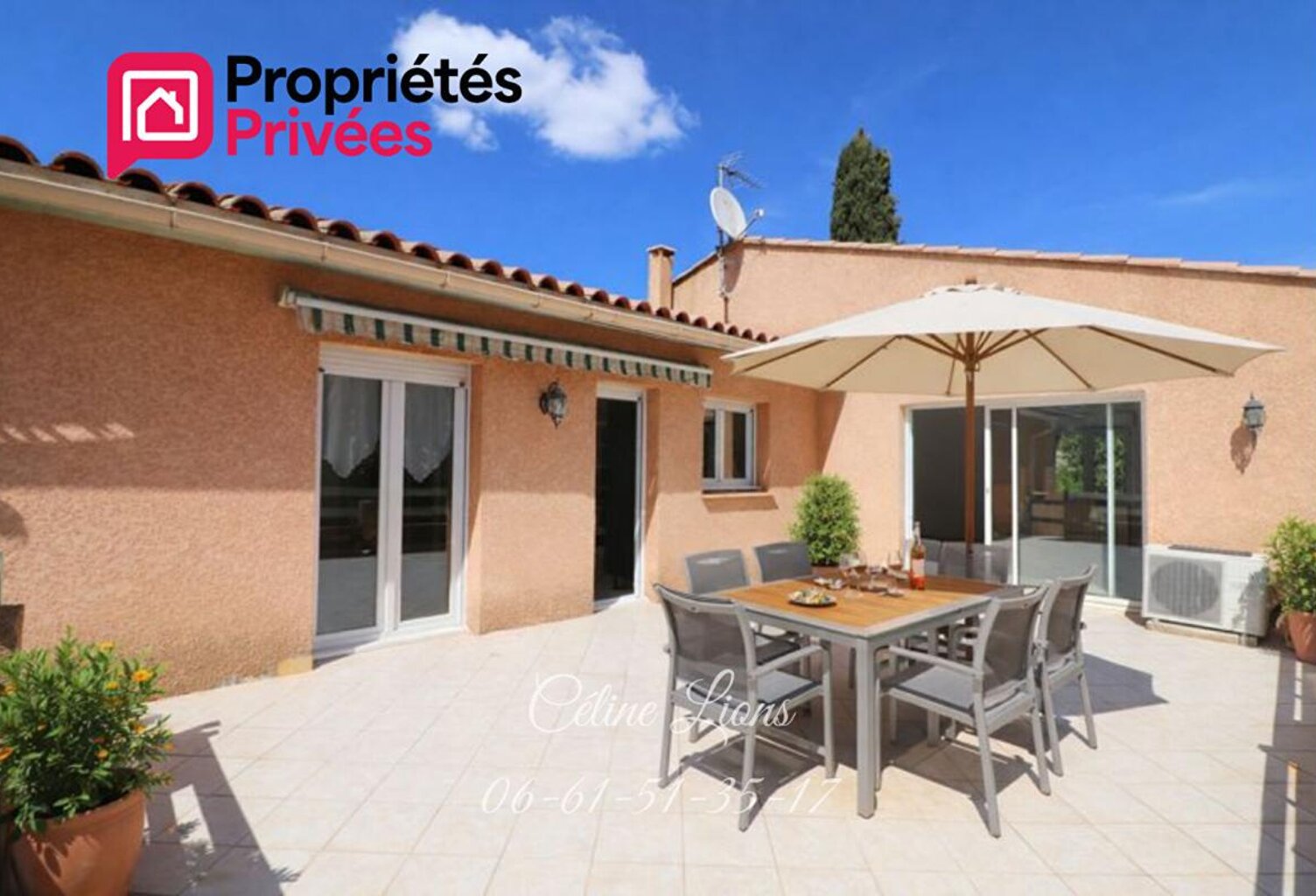 Proche Teyran maison de plain pied 4 pièces — photo 1