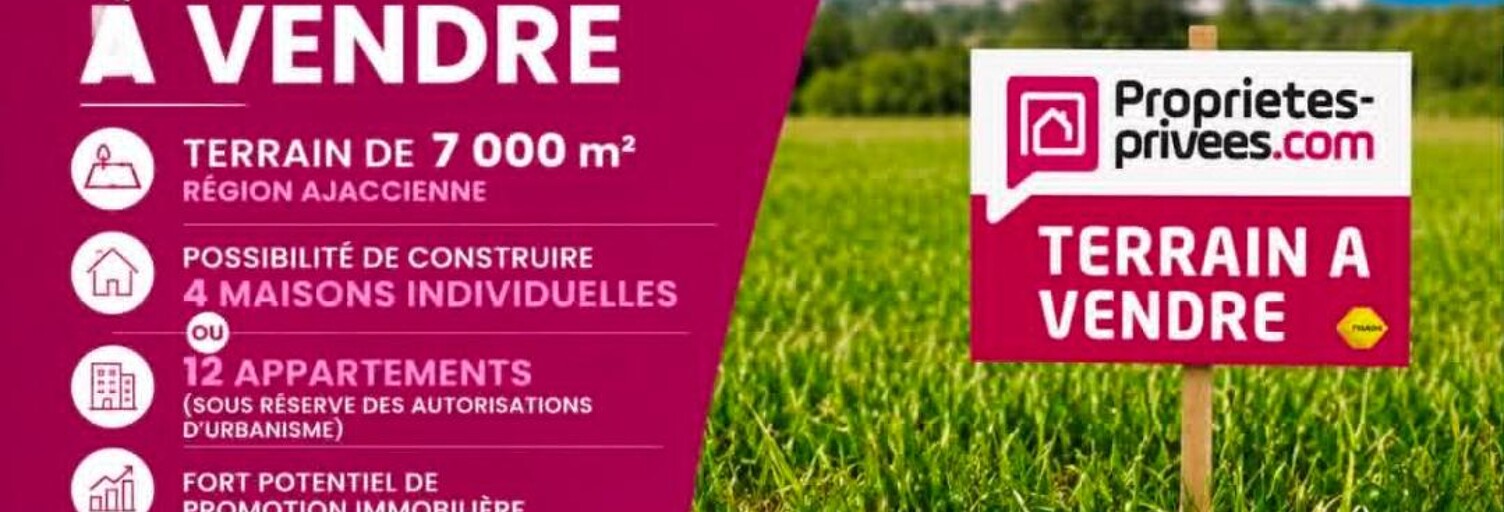 Terrain  7000 m² à vendre à Ajaccio (20000)