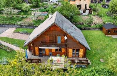 Plateau des Petites Roches (38660) - Chalet en madriers 4 chambres+ studio + carport + jardin — photo du bien