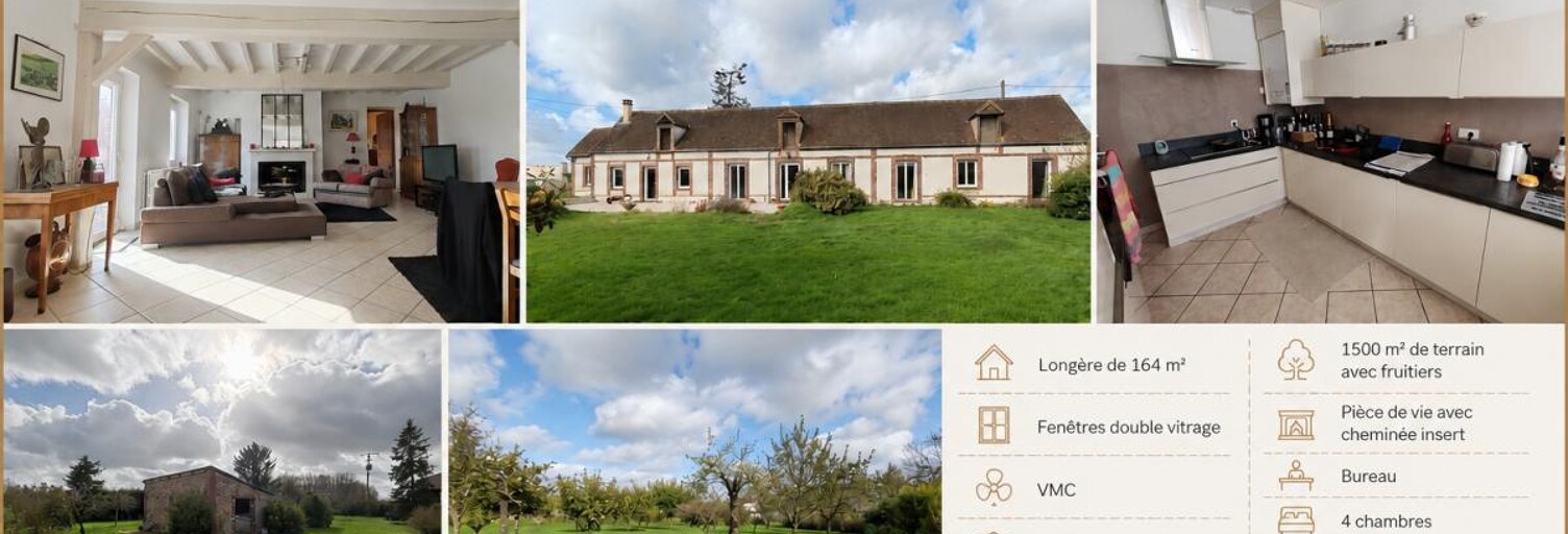 Maison 7 Pièces 164 m² à vendre à Dampierre-sur-Avre (28350)