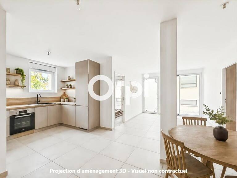 Appartement T3 entièrement rénové avec extérieur et stationnement –  À proximité du centre de Saint-Laurent-de-Chamousset — photo 1