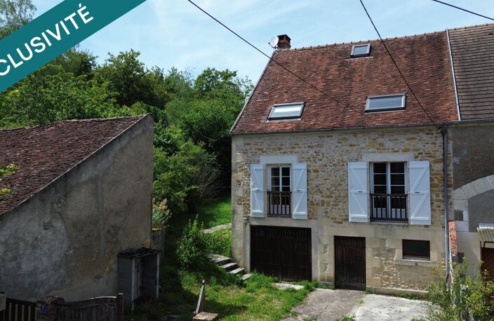 Chateauneuf Val de Bargis, maison en pierre avec 3 chambres et un beau terrain. — photo 5