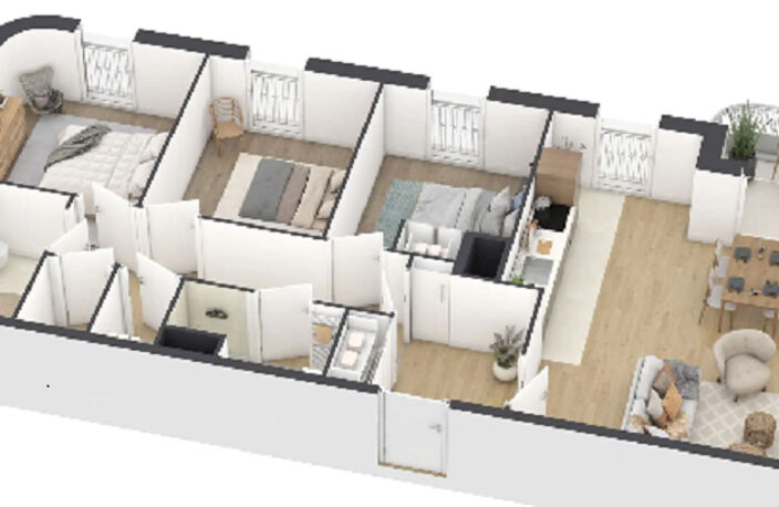 L'Hay-les-roses Neuf T4  82m2 +Terrasse 5m²+Parking — photo 4
