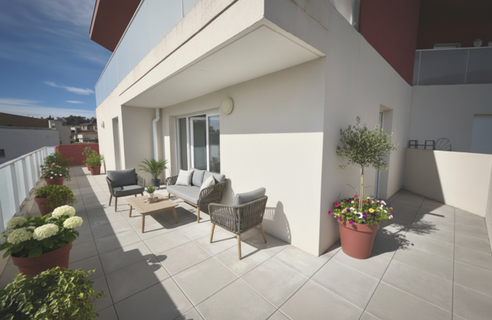 Appartement T3 de 68m2 avec très beau balcon de 42m2 — photo 3