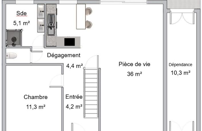 Vente Maison/villa 5 pièces — photo 2