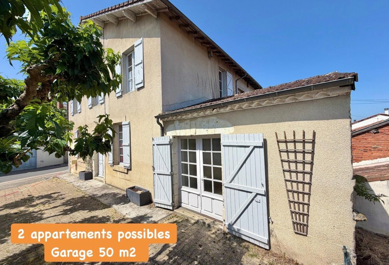 Gasconne en Pierre avec Grande cours et garage — photo 1