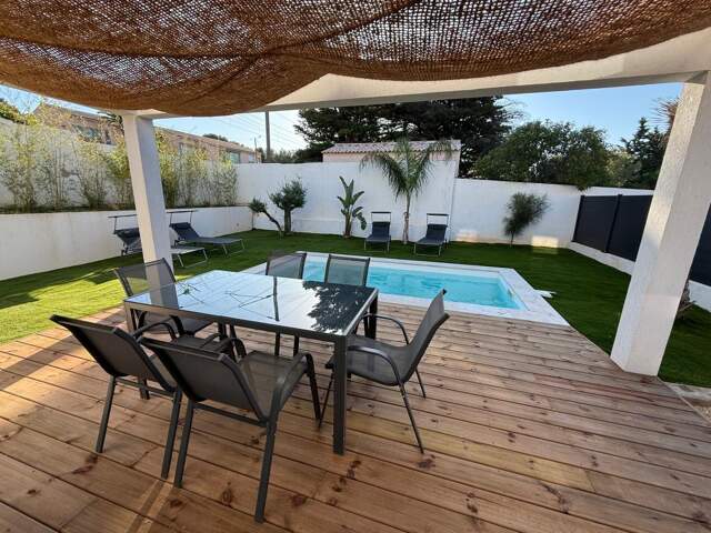 A VENDRE BANDOL 83150 QUARTIER PIERREPLANE VILLA NEUVE  CONTEMPORAINE  4 PIECES  3 CHAMBRES TERRASSE JARDIN PARKINGS — photo du bien