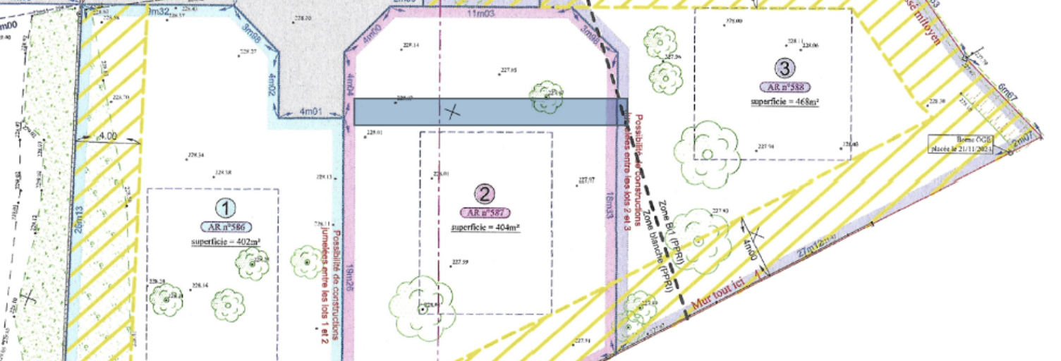 Terrain  468 m² à vendre à Crolles (38920)