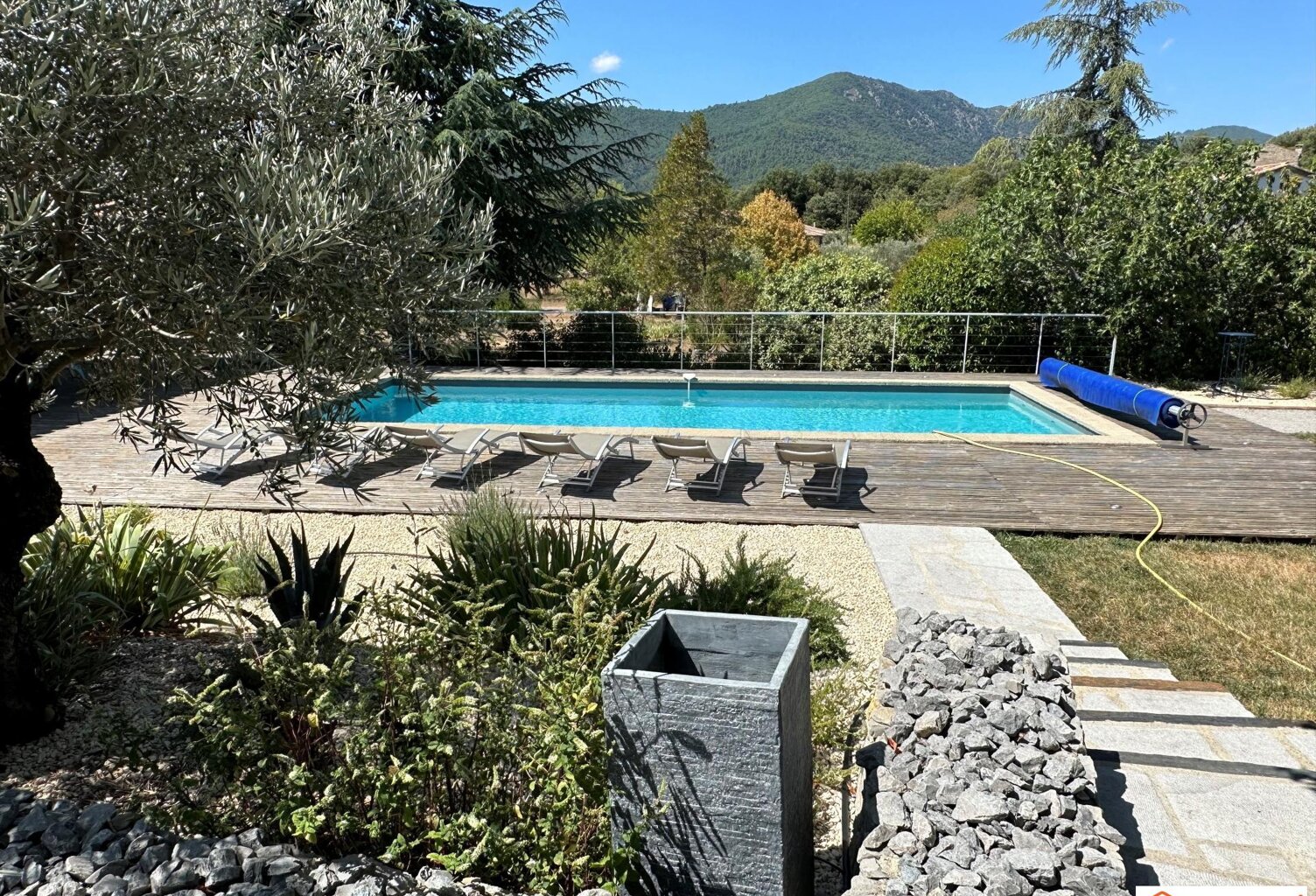 07140 LES VANS : Villa avec piscine et vue — photo 1