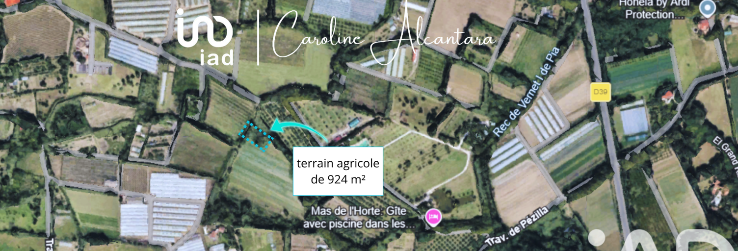 Terrain  924 m² à vendre à Le Soler (66270)