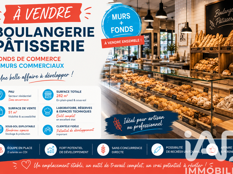 Vente Boutique/Local commercial 282 m&sup2; — photo 1