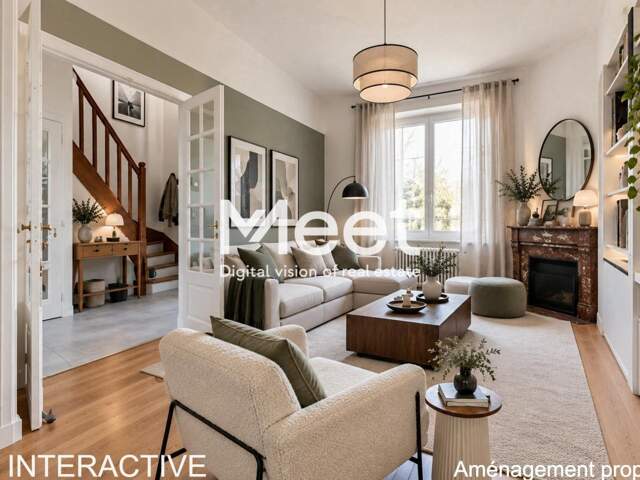 VITRY SUR SEINE - MAISON 4 PIECES 77 M² AVEC GARAGE ET JARDIN + STUDIO INDEPENDANT 17 M² — photo du bien