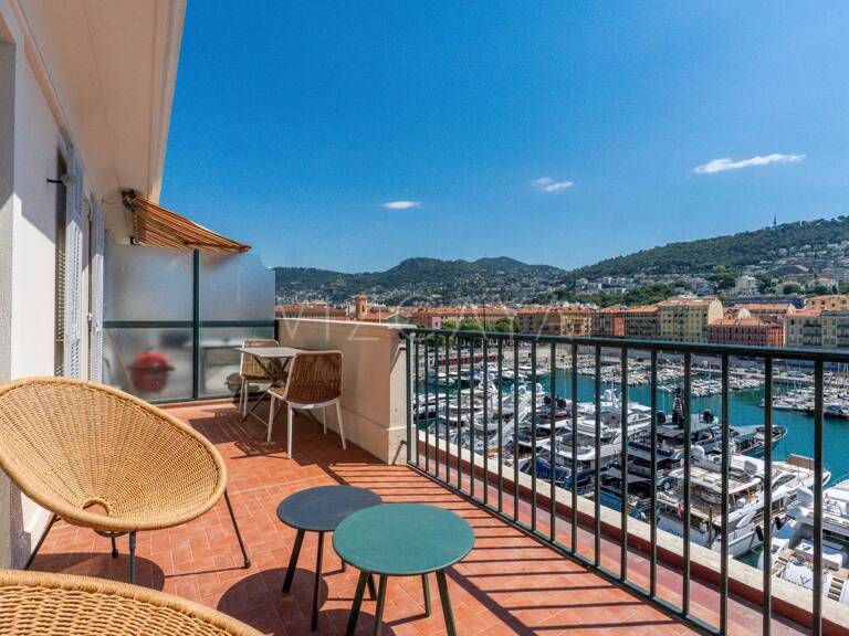 Port de Nice- Dernier étage - Vente 3 pièces - Terrasses - Vue mer — photo 1