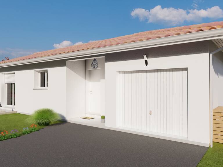 Projet de construction – Maison LISBONNE en L à Ginestet (Dordogne) — photo 1