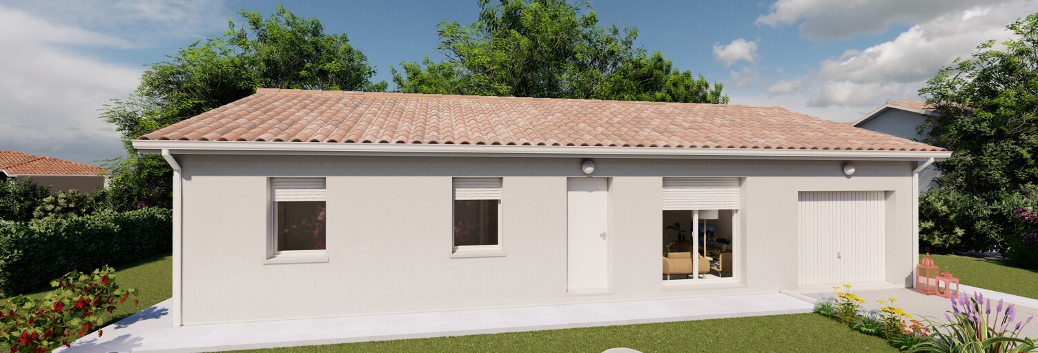 Maison 84 m² à construire Lamonzie-Saint-Martin (24680)