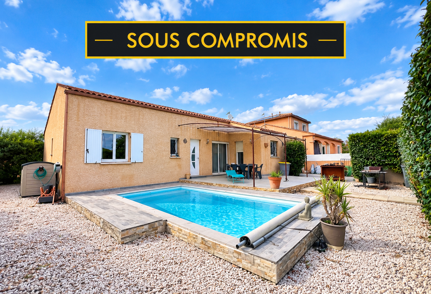 Vente villa de plain-pied T5 garage piscine sur 450m2 — photo 1
