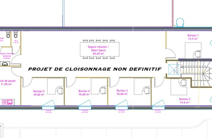 AUXERRE NORD -MONETEAU - SORTIE A6 NORD - BUREAUX NEUFS 161M² - PARKINGS — photo 2